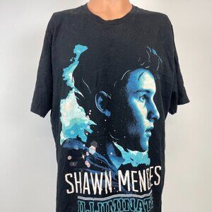 Shawn Mendes Illuminate Tour T Shirt Mens Size XL Black 2017